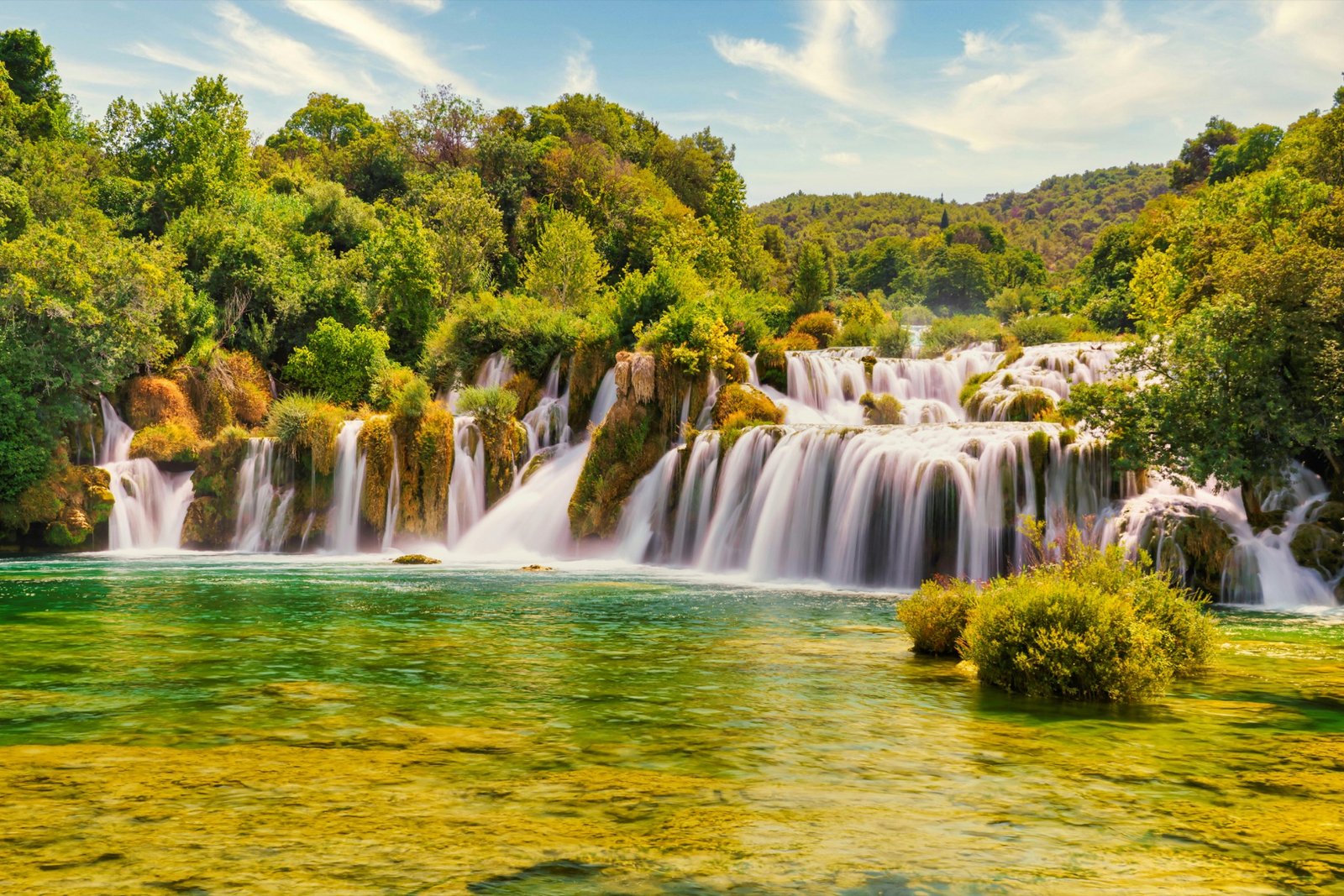 Route privée vers les cascades de Krka