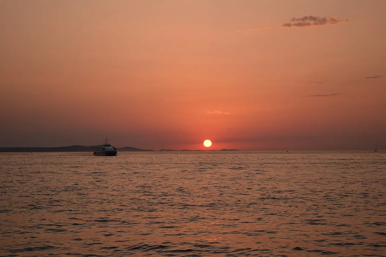 Sunset in Zadar