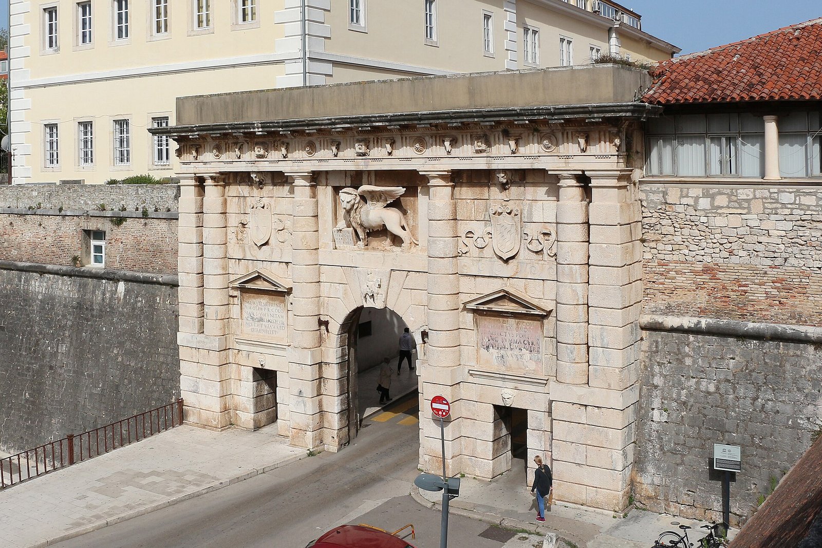 Historic Land Gate in Zadar